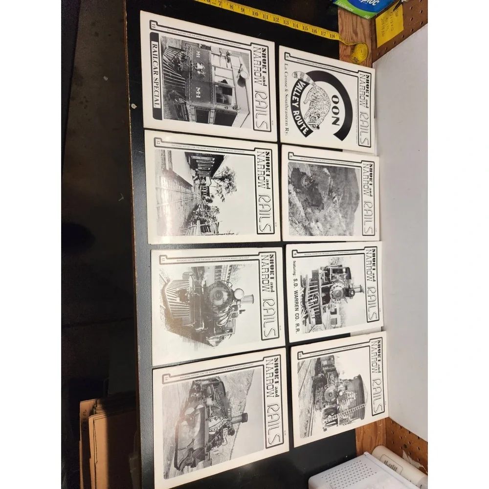 14‎ Issues of 1986 Short & Narrow Rails # 6, 8 - 20